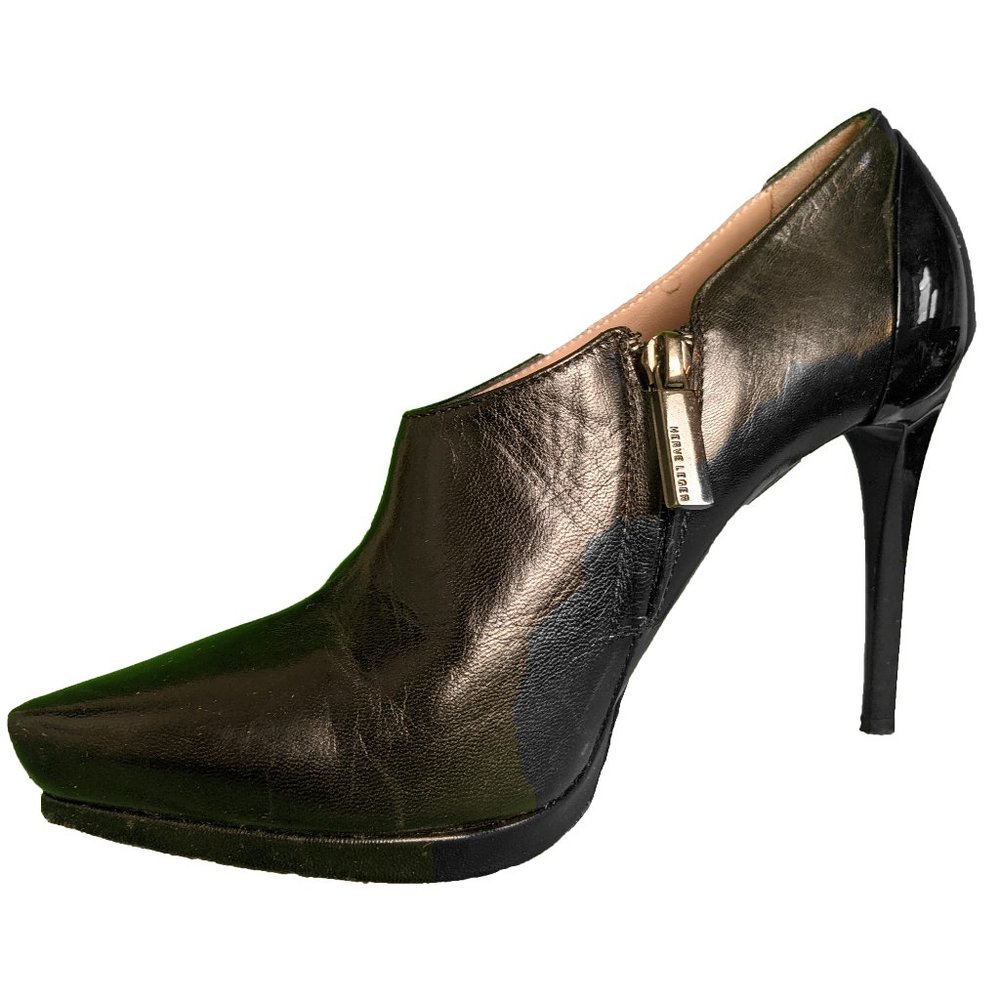 Herve leger leather shoes / booties
